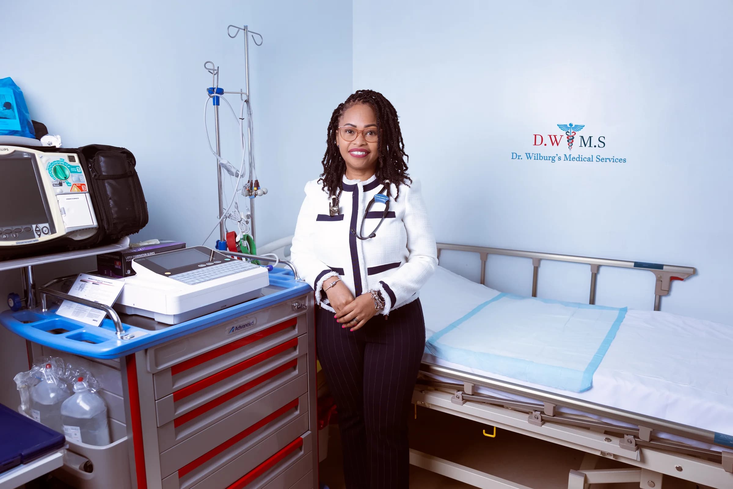 Dr. Ayesha Wilburg at DWMS Medical Facility